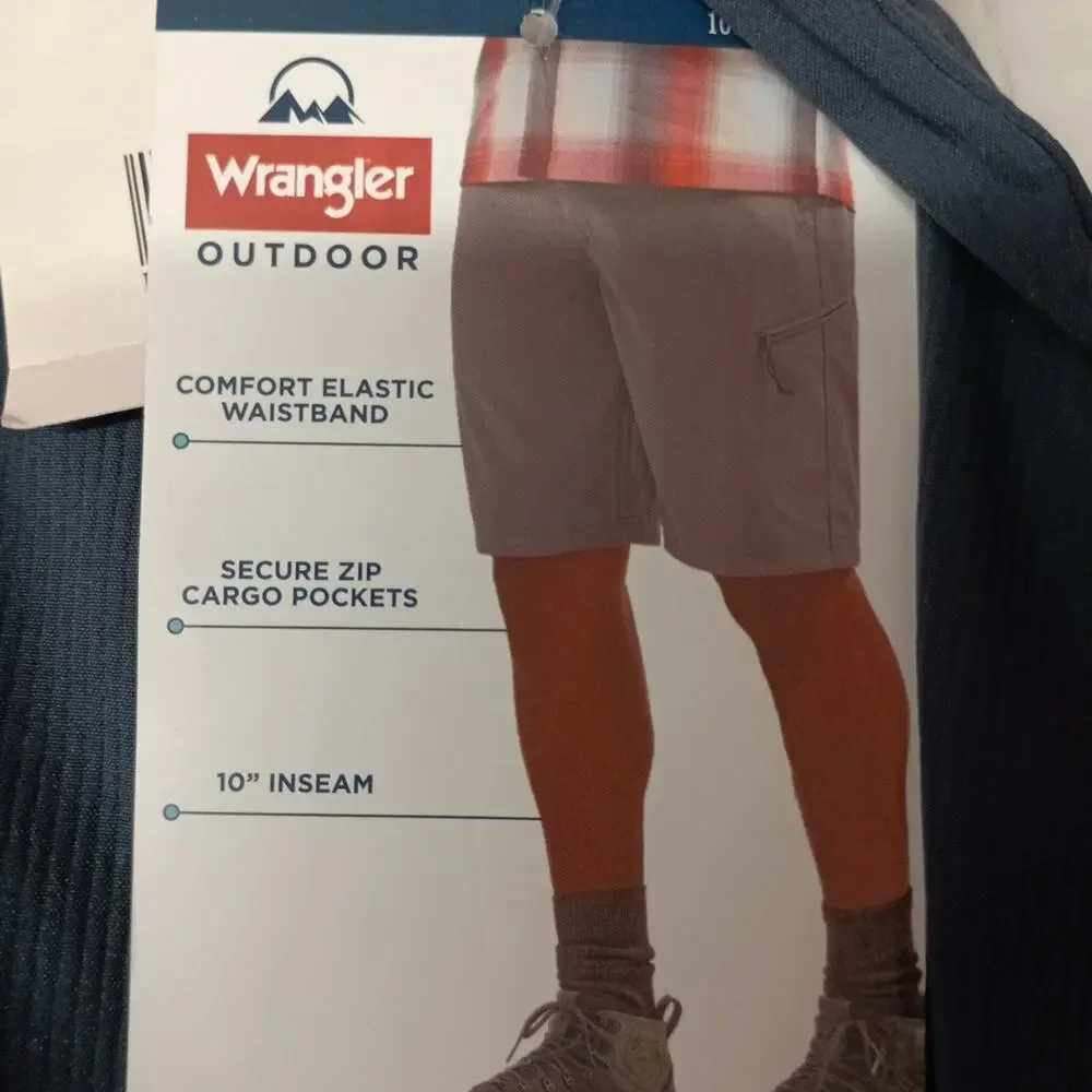 Wrangler Men's‎ Field Utility Shorts Size 48 Blue Relaxed Fit
